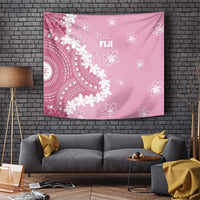 Bula Fiji Women's Day Tapestry Pink Masi Tapa
