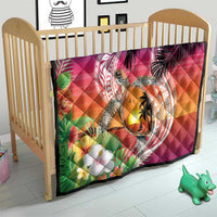 Polynesian Dreamy Turtle Quilt Sunset Scenery