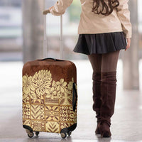 Niue Hiapo Motif Luggage Cover Tapa Classic
