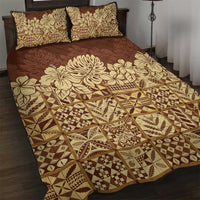 Niue Hiapo Motif Quilt Bed Set Tapa Classic