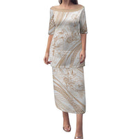 Sharks Couple Dreamy Polynesians Floral Sea Family Matching Puletasi and Hawaiian Shirt Hazel - Polynesian Pride