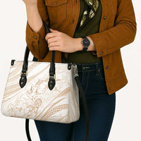 Sharks Couple Dreamy Polynesians Floral Sea Leather Bag Hazel LT7 - Polynesian Pride