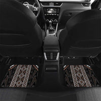 Classic Tukutuku Pattern Aotearoa Car Mats Niho Taniwha and Puhoro Motifs