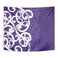 Violet Green Maori Tapestry Koru Kowhaiwhai LT7 - Polynesian Pride