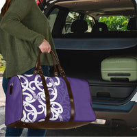 Violet Green Maori Travel Bag Koru Kowhaiwhai LT7 - Polynesian Pride