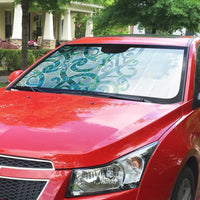 Paua Shell Maori Auto Sun Shade Koru Kowhaiwhai - Polynesian Pride