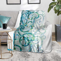 Paua Shell Maori Blanket Koru Kowhaiwhai LT7 - Polynesian Pride