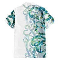Paua Shell Maori Hawaiian Shirt Koru Kowhaiwhai - Polynesian Pride