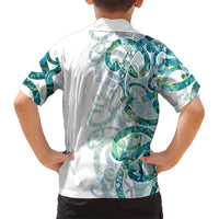 Paua Shell Maori Hawaiian Shirt Koru Kowhaiwhai - Polynesian Pride