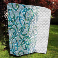 Paua Shell Maori Quilt Koru Kowhaiwhai LT7 - Polynesian Pride