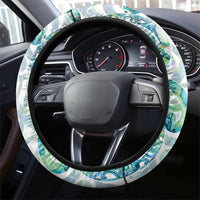 Paua Shell Maori Steering Wheel Cover Koru Kowhaiwhai - Polynesian Pride