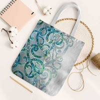 Paua Shell Maori Tote Bag Koru Kowhaiwhai - Polynesian Pride
