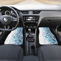 Turquoise Paua Shell Maori Car Mats Koru Kowhaiwhai - Polynesian Pride