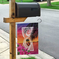 Guam Chamorro Garden Flag Artsy Latte Stone