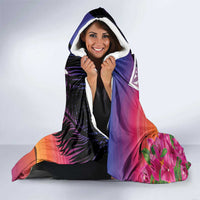 Guam Chamorro Hooded Blanket Artsy Latte Stone