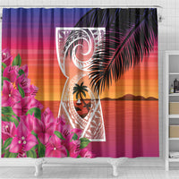 Guam Chamorro Shower Curtain Artsy Latte Stone