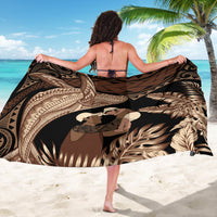 Father's Day Polynesian Pattern Sarong Tropical Humpback Whale