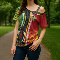 Ni-Vanuatu Indipendens Dei Celebretem Cross Shoulder Shirt Yumi Yumi Yumi