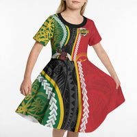Ni-Vanuatu Indipendens Dei Celebretem Kid Short Sleeve Dress Yumi Yumi Yumi