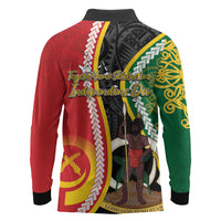 Ni-Vanuatu Indipendens Dei Celebretem Long Sleeve Polo Shirt Yumi Yumi Yumi