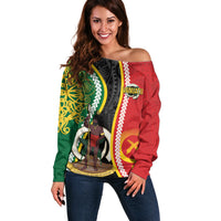 Ni-Vanuatu Indipendens Dei Celebretem Off Shoulder Sweater Yumi Yumi Yumi