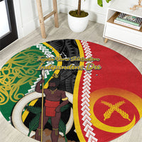 Ni-Vanuatu Indipendens Dei Celebretem Round Carpet Yumi Yumi Yumi