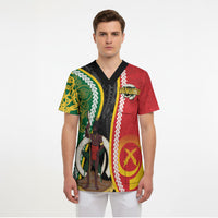Ni-Vanuatu Indipendens Dei Celebretem Scrub Top Yumi Yumi Yumi