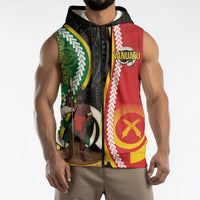Ni-Vanuatu Indipendens Dei Celebretem Sleeveless Zip Hoodie Yumi Yumi Yumi