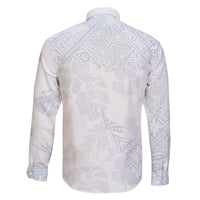 Samoa White Sunday Family Matching Off Shoulder Short Dress and Hawaiian Shirt Hibiscus Special LT7 - Polynesian Pride