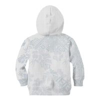 Samoa White Sunday Kid Hoodie Hibiscus Special LT7 - Polynesian Pride