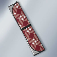 Hawaii Aloha Plumeria Lei Scarlet Palaka Auto Sun Shade - Polynesian Pride