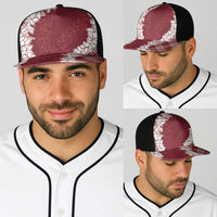 Hawaii Aloha Plumeria Lei Scarlet Palaka Baseball Net Cap LT7 - Polynesian Pride