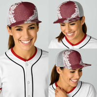 Hawaii Aloha Plumeria Lei Scarlet Palaka Baseball Net Cap LT7 - Polynesian Pride