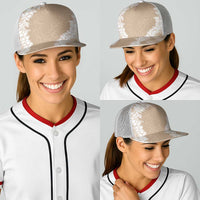Hawaii Aloha Plumeria Lei Beige Palaka Baseball Net Cap LT7 - Polynesian Pride