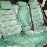 Hawaii Aloha Plumeria Lei Mint Palaka Back Car Seat Cover - Polynesian Pride