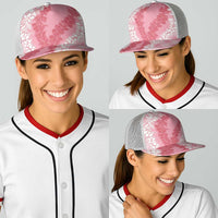 Hawaii Aloha Plumeria Lei Pink Palaka Baseball Net Cap LT7 - Polynesian Pride