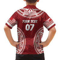 Personalized Mate Maa Tonga Rugby Family Matching Puletasi and Hawaiian Shirt Ofa Atu Tonga