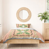 Hawaii Quilt Inspired Collection Aloha Flowers Bedding Set Maile - Kukui Nut Lei