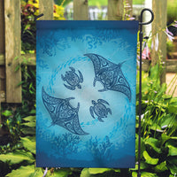 Hawaii Quilt Inspired Collection Aloha Sea Garden Flag Manta Ray and Turtles