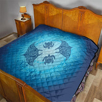 Hawaii Quilt Inspired Collection Aloha Sea Quilt Manta Ray and Turtles
