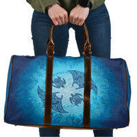 Hawaii Quilt Inspired Collection Aloha Sea Travel Bag Manta Ray and Turtles