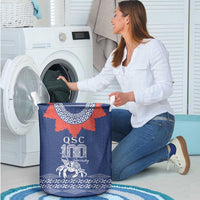 Queen Salote College 100 Years Anniversary Laundry Basket Tonga QSC Royal Blue - Polynesian Pride