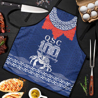 Queen Salote College 100 Years Anniversary Apron Tonga QSC Royal Blue - Polynesian Pride