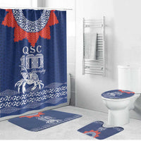 Queen Salote College 100 Years Anniversary Bathroom Set Tonga QSC Royal Blue - Polynesian Pride