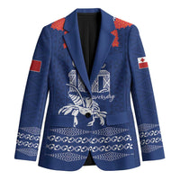 Queen Salote College 100 Years Anniversary Personalized Blazer Tonga QSC Royal Blue - Polynesian Pride
