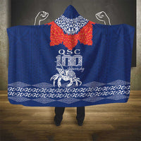 Queen Salote College 100 Years Anniversary Hooded Blanket Tonga QSC Royal Blue - Polynesian Pride