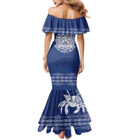 Queen Salote College 100 Years Anniversary Personalized Mermaid Dress Tonga QSC Royal Blue - Polynesian Pride
