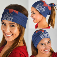 Queen Salote College 100 Years Anniversary Neck Gaiter Tonga QSC Royal Blue - Polynesian Pride