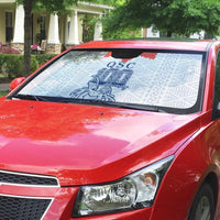 Queen Salote College 100 Years Anniversary Auto Sun Shade Tonga QSC White - Polynesian Pride