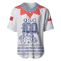 Queen Salote College 100 Years Anniversary Personalized Baseball Jersey Tonga QSC White LT7 White - Polynesian Pride